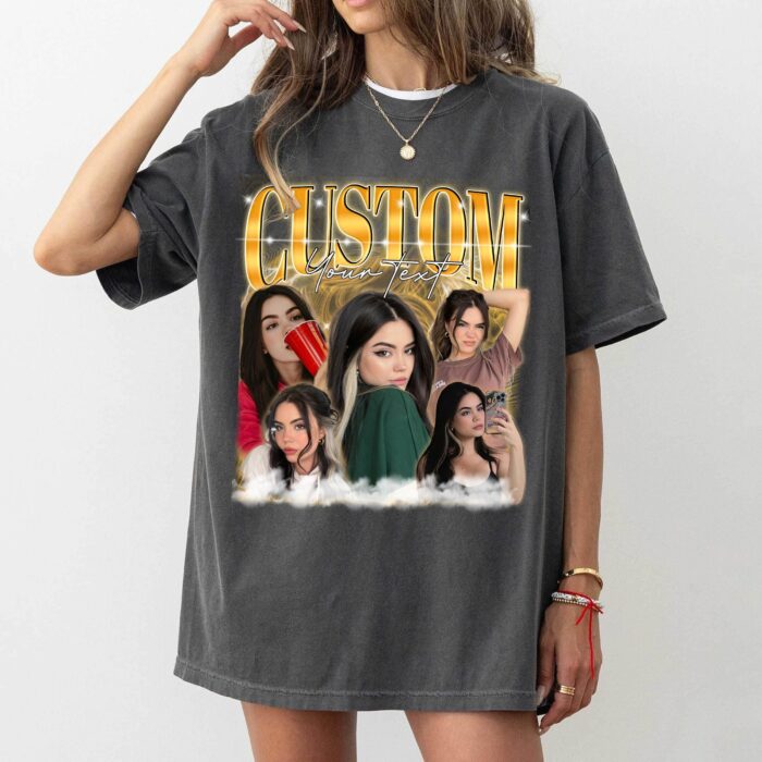 Bootleg Photo Shirt with Custom Face and Name, Personalized Unisex T-shirt, Hoodie, Sweatshirt, Funny Gift for Birthday, Valentine, Christmas, Party - Image 6